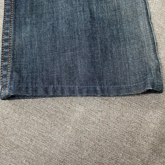 Vintage Levi's Black Star Bootcut Denim Jeans Men's 32 x 28 Blue Japan VTG - Picture 9 of 15